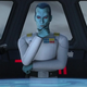 Grand Admiral Thrawn, presumably thinking about just how to explain the many layers of his name to these dumb Imperials.